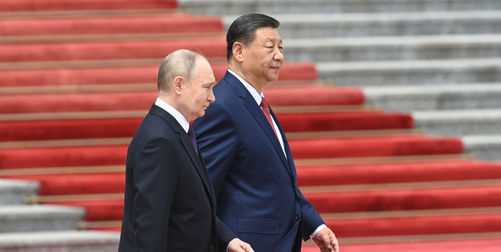 Vladimir Putin and Xi Jinping in Beijing, May 2024