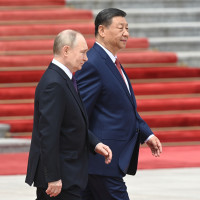 Vladimir Putin and Xi Jinping in Beijing, May 2024